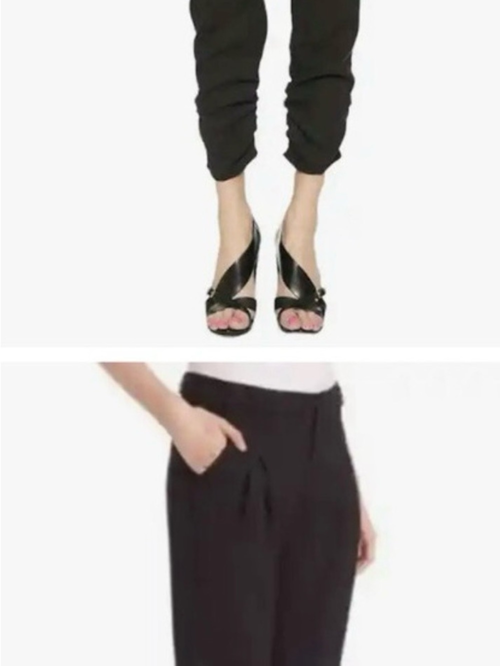 Parker Black Pleated Front Women’s Dress Pants